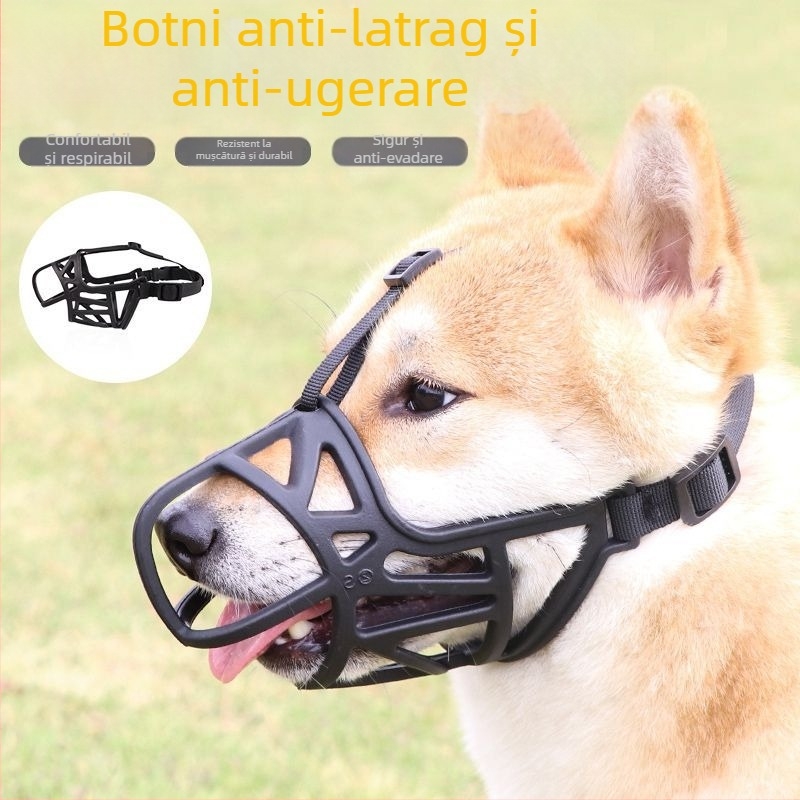 Botniță de câine – Anti-mușcare, Anti-lătrare și Controlul mușcăturilor – Set botnițe