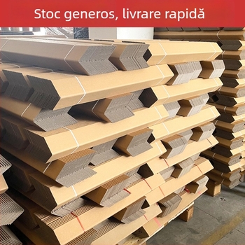 Mengmao protector de colț din hârtie tip L – material: hârtie kraft și hârtie tubulară; personalizare procesare disponibilă; imprimare logo