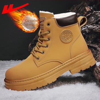 Ghete Martin – exterior PU, căptușeală din pluș sintetic, impermeabile și călduroase