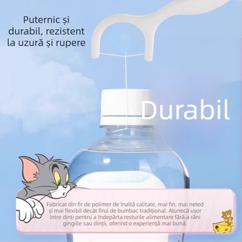 Bețișoare Hainuo din ață dentară, de unică folosință, ambalate individual, portabile, 50 buc