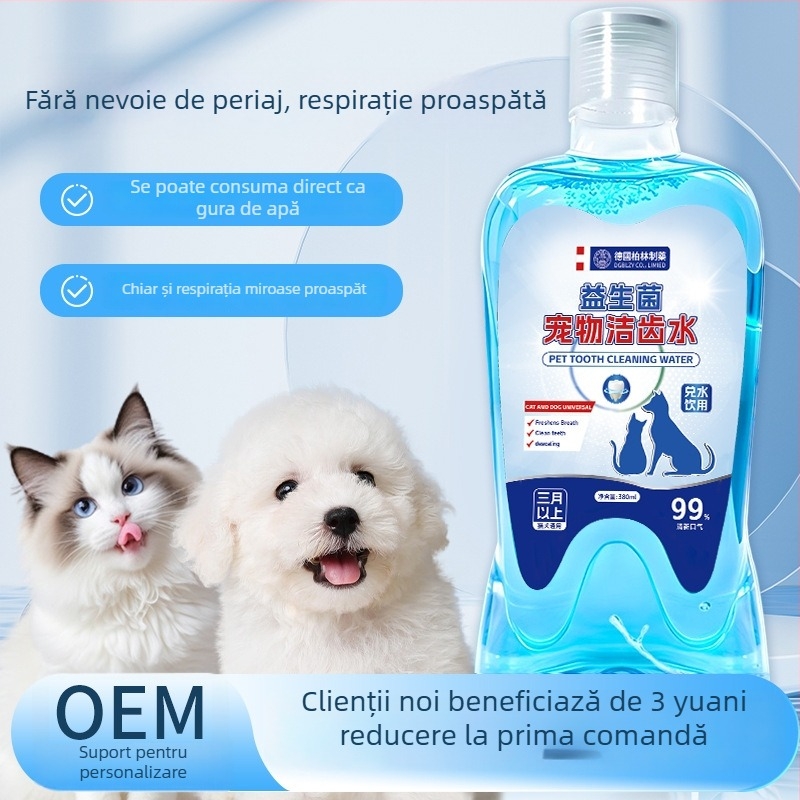 Pushino apă de gură pentru prospețimea respirației, lichid, utilizare generală