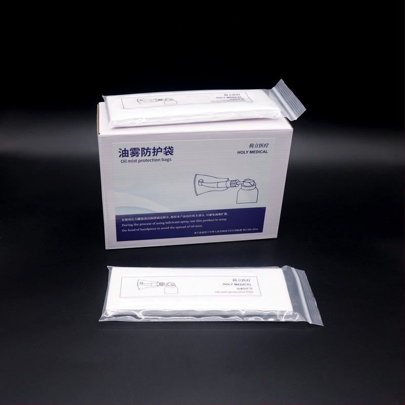 Pungă protectoare dentară pentru ceața de ulei - izolare sanitară, pentru adulți, conținut net 25 g, marcă Heli, ambalaj 10 bucăți pe cutie