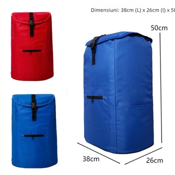 Geantă de depozitare pentru căruciorul de cumpărături, Formă cubică, Material 600D Oxford, Multifuncțională, Pentru exterior