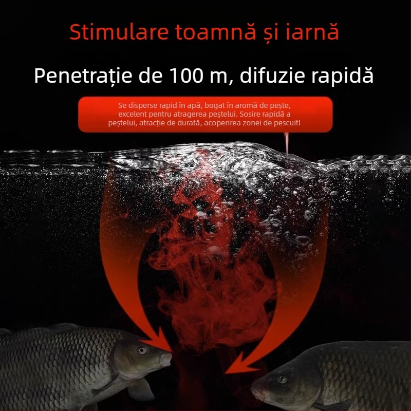 Guoliang Concentrat cu Viermi Roșii – Momeală Lichidă pe Bază de Apă pentru Pescuit (Momeală Cuprinzătoare)