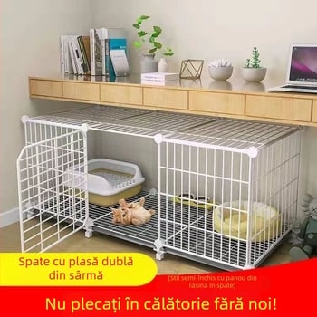 Cușcă pentru pisici cu trei etaje, interior; Material: Alt; Brand: Three years and 18 classes; Destinată pisicilor; Categoria: cuiburi și cuști pentru animale de companie