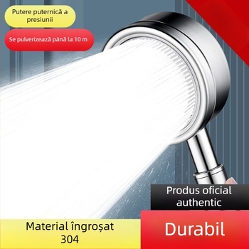 Cap de duș din oțel inoxidabil SUS304, presurizat, funcție ploaie, certificat CE UE