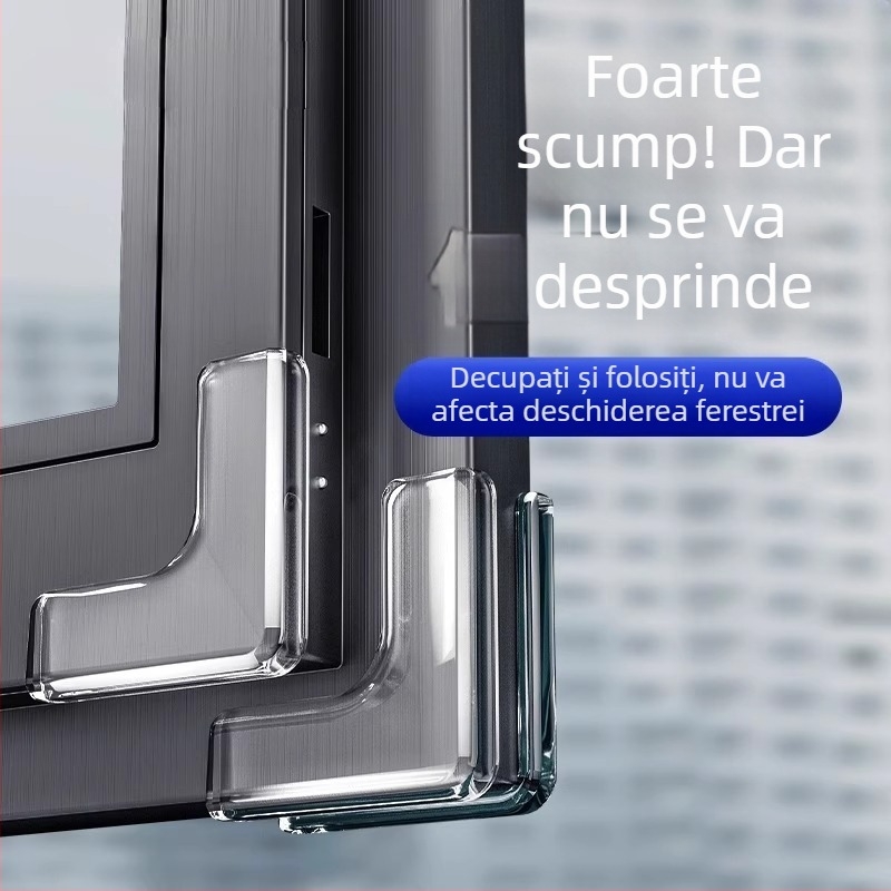 Protectori de colț din aluminiu pentru ferestre, unghi drept, protecție anti-coliziune pentru uși și ferestre (Origine: Yiwu; Brand: Neck Strength; Ambalare: Vezi detalii)