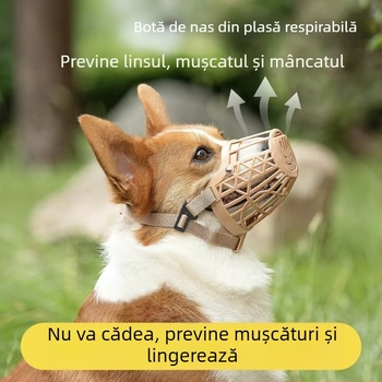 Botniță pentru câini – anti- mușcături și acoperire a gurii, din plastic, model FDLCYZT, brand Senwei, pentru câini