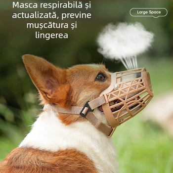 Botniță pentru câini – anti- mușcături și acoperire a gurii, din plastic, model FDLCYZT, brand Senwei, pentru câini
