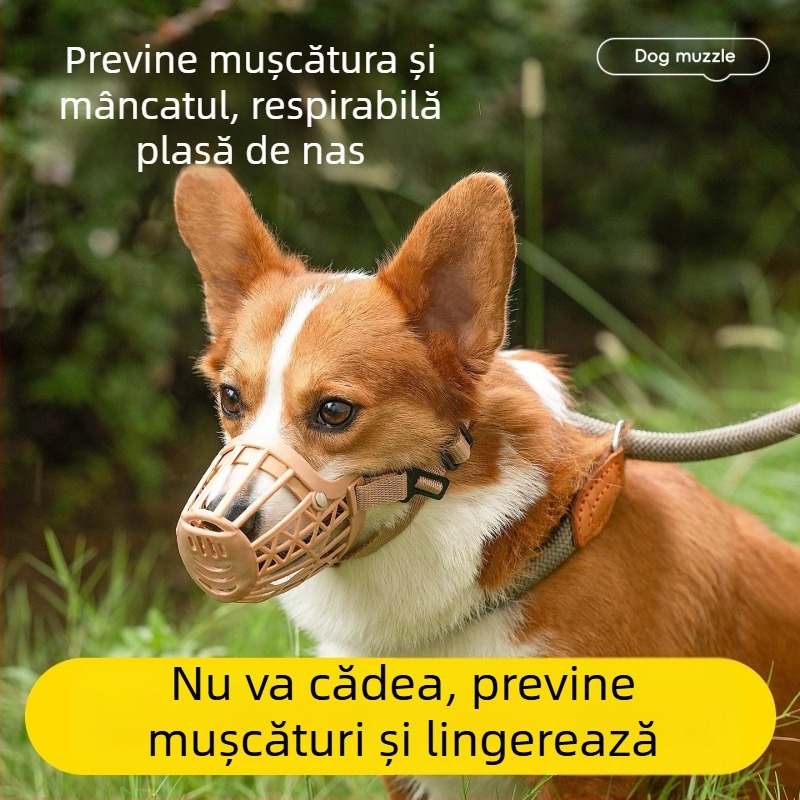 Botniță pentru câini – anti- mușcături și acoperire a gurii, din plastic, model FDLCYZT, brand Senwei, pentru câini
