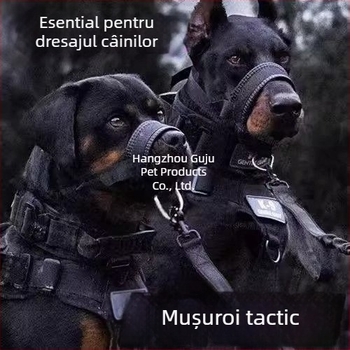 Botniță de câine pentru Doberman și German Shepherd – anti mușcare, anti lătrat, permite consumul de apă