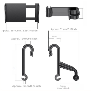 Suport auto pentru telefon cu masă pliabilă mică, din plastic, montaj prin inserție în bord, marca Shunwei, universal