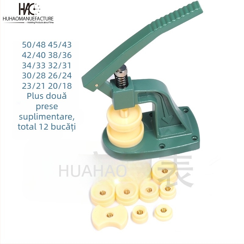 AB-105 Mașină de presat capacul din spate al ceasurilor, carcasă metalică, accesorii ceasuri