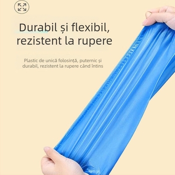 Galoane de unică folosință pentru încălțăminte, din plastic, pentru interior, impermeabile, rezistente la uzură, antiderapante