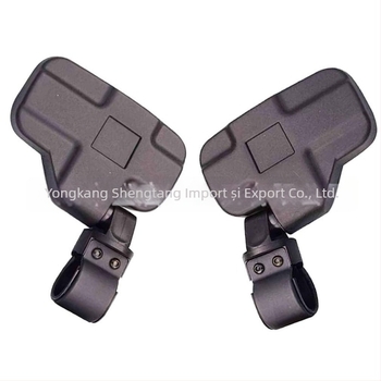 GOOFIT oglindă de mers în off-road pentru UTV, set de înlocuire, oglindă pătrată, montaj cu dinți pozitivi, model UTV-Q004