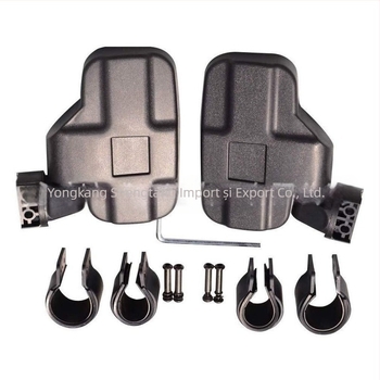 GOOFIT oglindă de mers în off-road pentru UTV, set de înlocuire, oglindă pătrată, montaj cu dinți pozitivi, model UTV-Q004