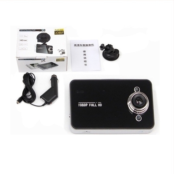 Camera de bord auto 1080P HD, ecran 2,4 inch, unghi de vizualizare 90°, înregistrare ciclică, transfer de date USB