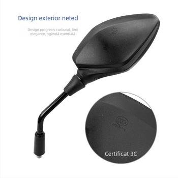 Oglindă retrovizoare pentru motocicletă, pătrată, carcasă PP; model JDL307; compatibilă cu CBF190 și Blast Front Eye