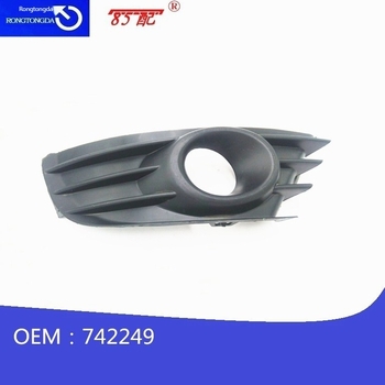 Ramă pentru farul de ceață față – stânga și dreapta, 742249, Citroën C4, RTD plastic