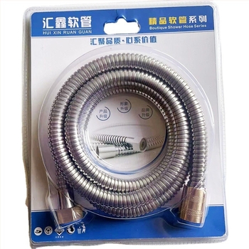 Furtun de duș din oțel inoxidabil cu conexiune filetata – presiune nominală 0.8 MPa, temperatură de funcționare 5–80 °C