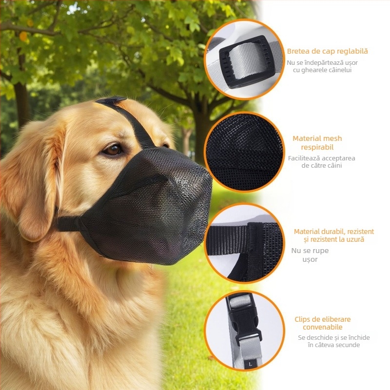 Muzzle pentru câini – PVC | Codul produsului 2507CGCY4022 | Import: Nu | IP autorizat: Nu
