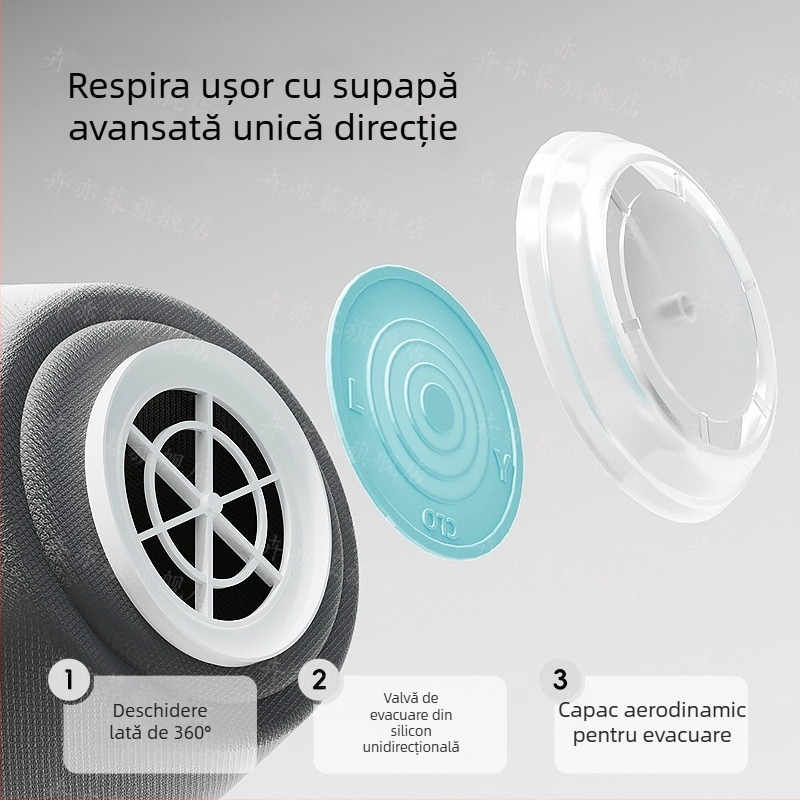 Mască pentru câini din plasă, curele din bandă și cataramă cu eliberare rapidă