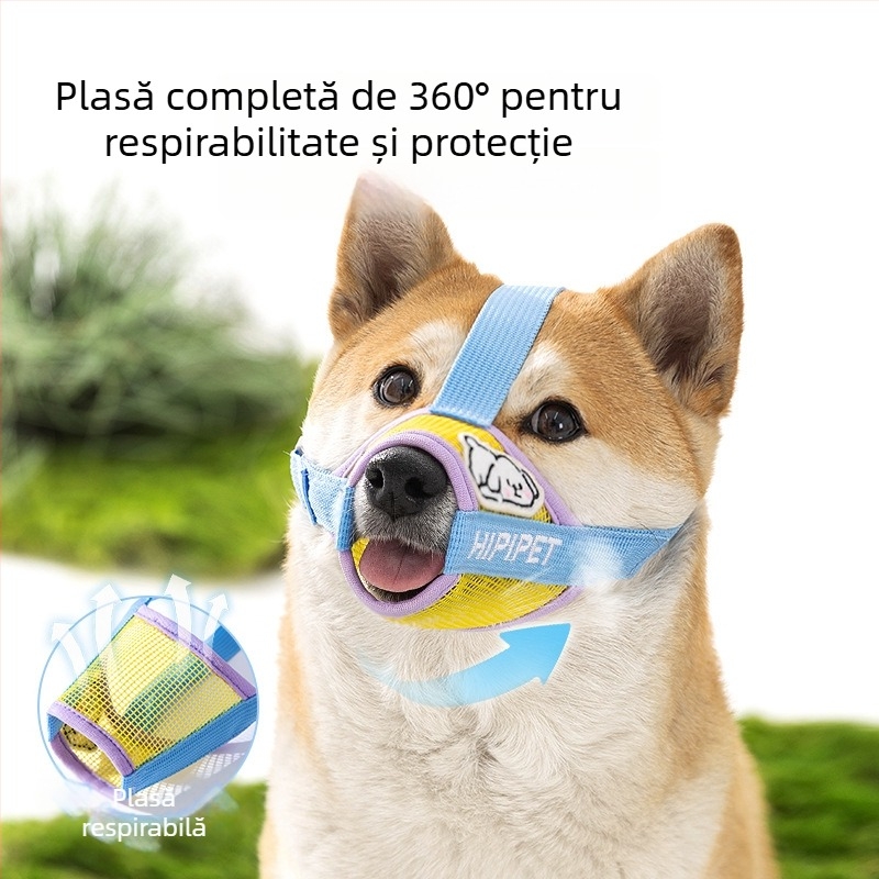 Bot de bot pentru câini din ABS – respirabil, anti-mâncare, anti-mușcare, anti-lătrat