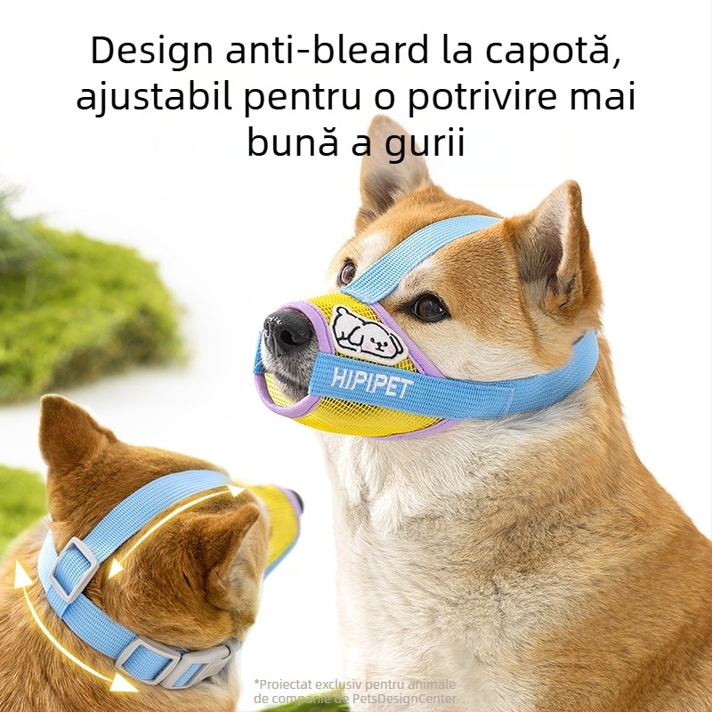 Bot de bot pentru câini din ABS – respirabil, anti-mâncare, anti-mușcare, anti-lătrat