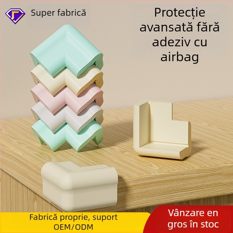 Shield Dad Protector de colț pentru masă - Pentru bebeluși, unghi drept, anti-coliziune, pachet 100