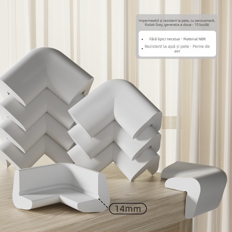 Shield Dad Protector de colț pentru masă - Pentru bebeluși, unghi drept, anti-coliziune, pachet 100