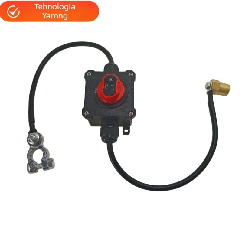 Comutator de deconectare a bateriei 50-100A, 12V/24V, impermeabil, întrerupător rotativ, pentru RV, motocicletă și mașină