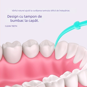 Ață dentară Jian – aromă de fructe, din plastic, de unică folosință, 30–50 bucăți pe ambalaj