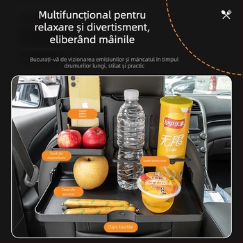 Masă de dining pentru spatele scaunului auto (Marcă: Tengzhi; Model: 1503; Material: ABS; Potrivit pentru: spatele scaunului)