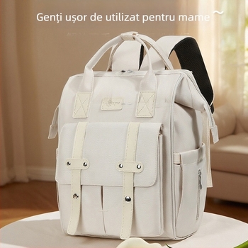 Geantă pentru mamă - Multifuncțională, Impermeabilă, Rezistentă la uzură, cu bretea de umăr curbată, Capacitate mare