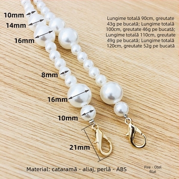 Bretea pentru geantă de umăr, material plastic; marca 20221105; vară 2022; accesoriu de înlocuire pentru curea crossbody