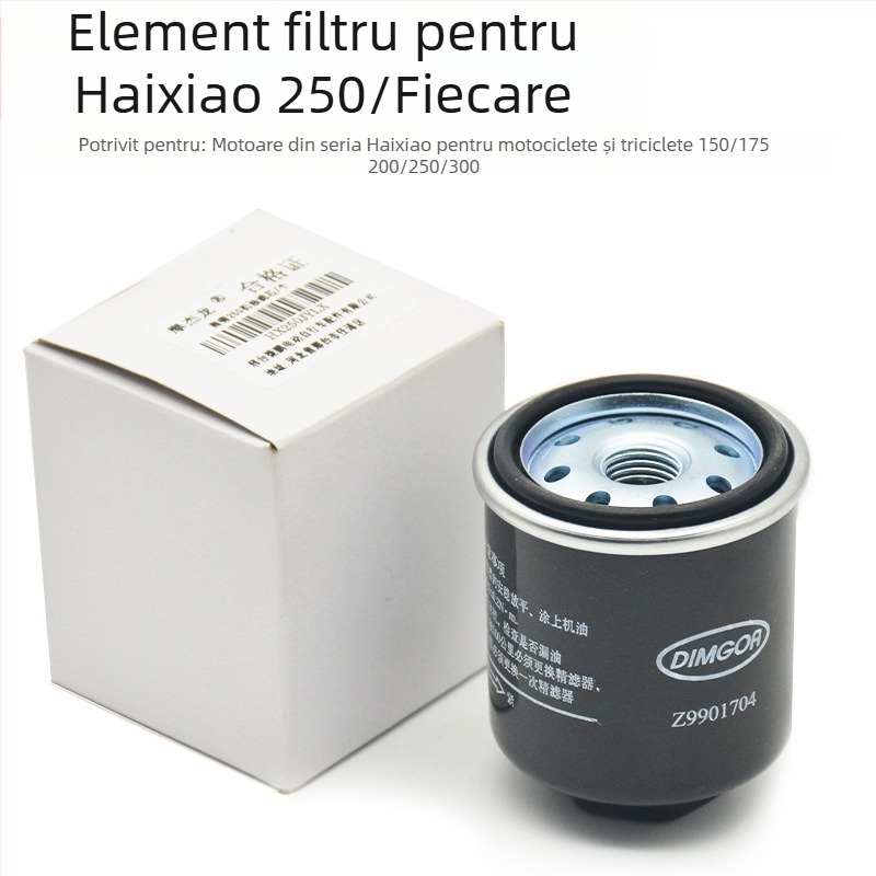 Filtru de ulei pentru motocicletă cu trei roți Lovol Zongshen 200/250cc — cilindru unic, cuplu 150 Nm, Marcă Mogelon, Model 002