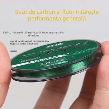 Linie principală de pescuit din nylon, rezistență înaltă, 200 bucăți, Pure Silk