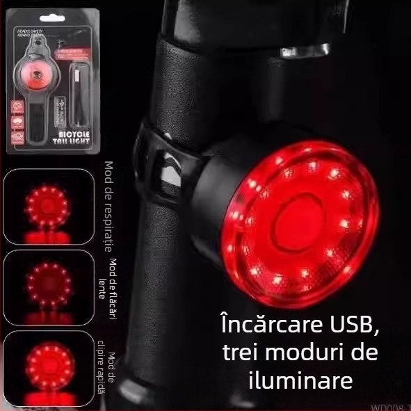 Lumina pentru bicicletă pentru plimbări nocturne — Ultra-lumină, pentru MTB și biciclete de drum, Brand Friendly