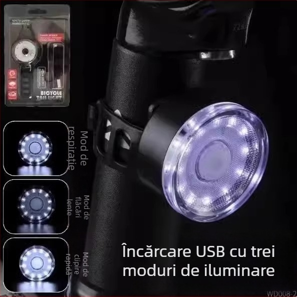 Lumina pentru bicicletă pentru plimbări nocturne — Ultra-lumină, pentru MTB și biciclete de drum, Brand Friendly