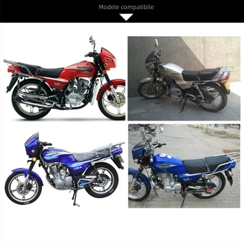 Oglindă retrovizoare pentru motocicletă Diamond Leopard 125 – oglindă convexă, rotundă, finisaj electroplacat, carcasă din fier