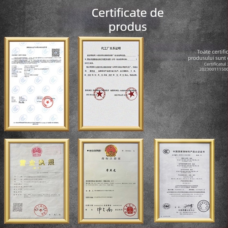 Oglindă retrovizoare pentru WY125, motocicletă cu trei roți | Oglindă din sticlă, carcasă din plastic, montaj cu dinți pozitivi, Certificat 3C 2023001115000005