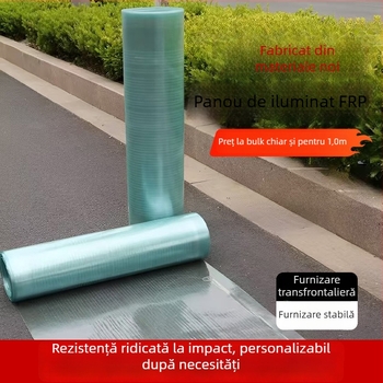 Panou FRP pentru lumină naturală – anti-coroziune, ignifug, izolație termică, semi-transparent, transparență înaltă