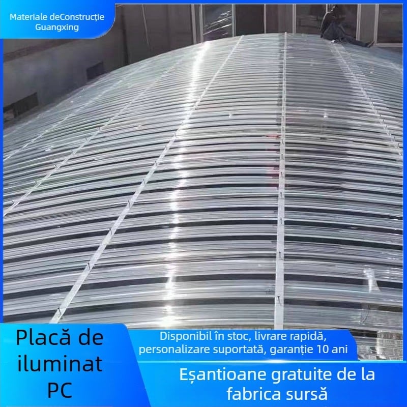 Plăci policarbonat pentru luminatoare, pentru acoperișul unei sere și al unui atelier — Guangxing, profile trapezoidale și în valuri, grosime 0,8–2,0 mm