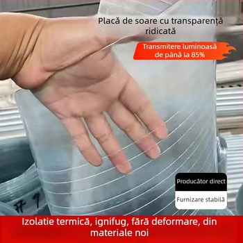 Panou FRP pentru iluminare naturală, semi-transparent, pentru ferestre de mansardă, camere însorite și balcoane