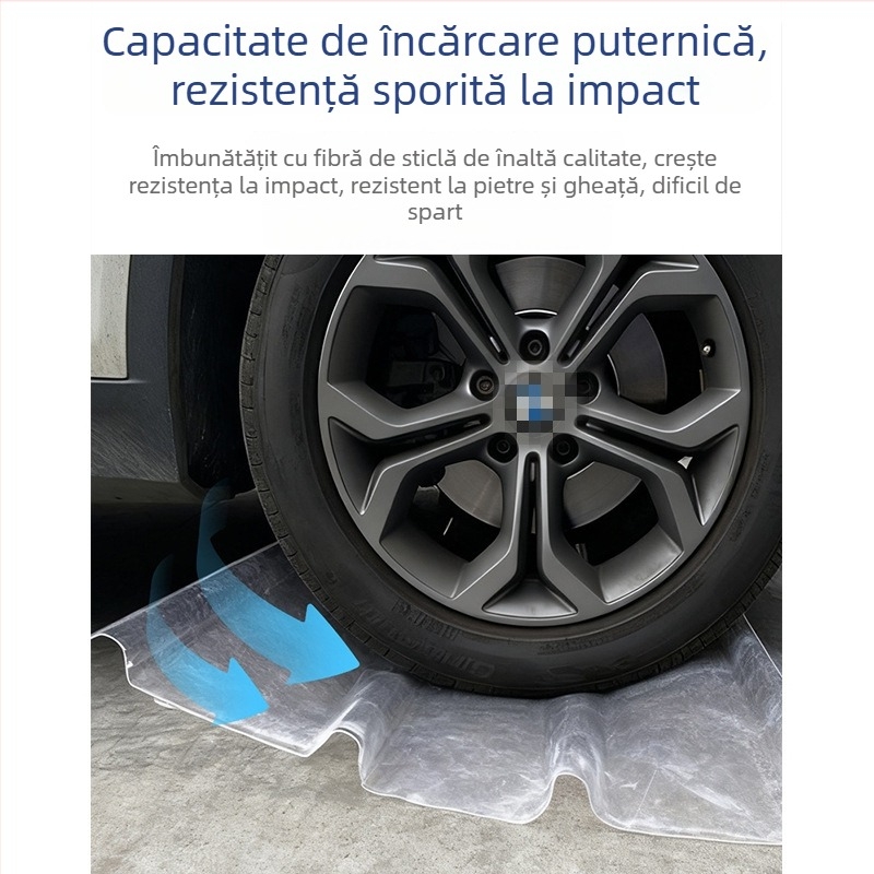 Placă FRP transparentă pentru colectarea luminii, pentru seră — în formă de scară, întărită cu fibre de poliester; rezistentă la îmbătrânire, la grindină, la coroziune, ignifugă și izolantă termic