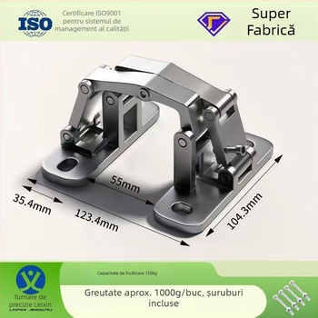 Șarnier din oțel inoxidabil pentru uși din piatră, model Stone Door Hinge, tip: șarnier din oțel inoxidabil, material: oțel inoxidabil, finisaj: lustruit, aplicabil: ușă ascunsă rezistentă la foc