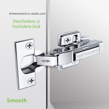 Balama pentru dulap din oțel inoxidabil 201, hidraulică, model 920B, suprafață lustruită și electroplacată
