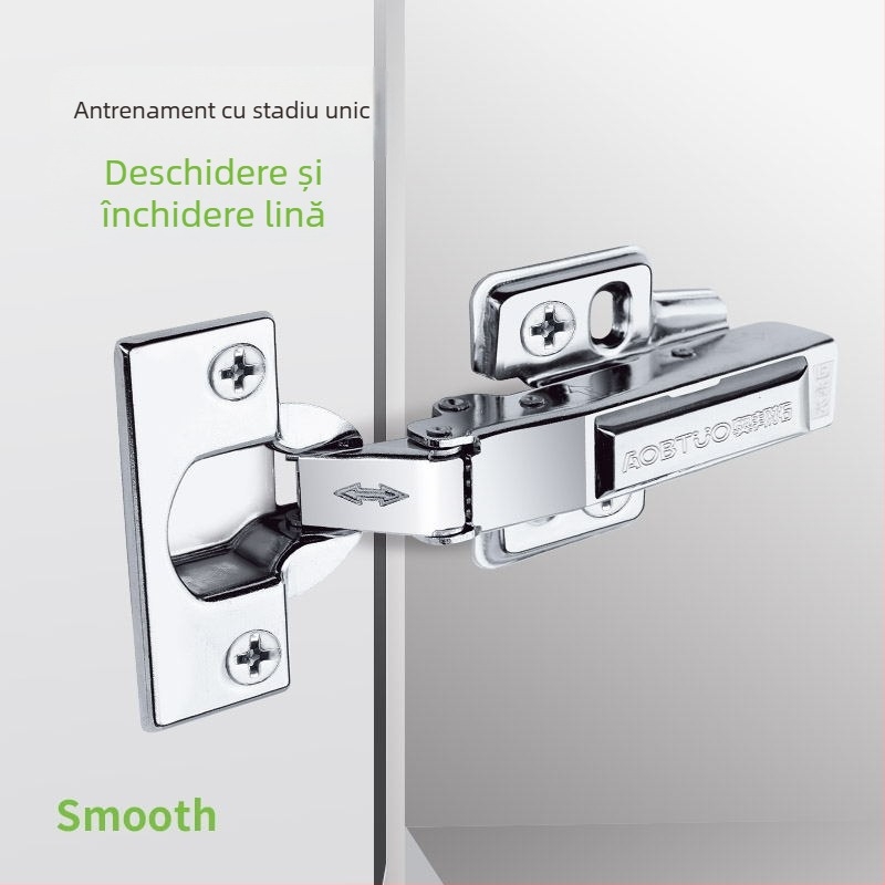 Balama pentru dulap din oțel inoxidabil 201, hidraulică, model 920B, suprafață lustruită și electroplacată