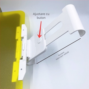 Ochelari Goggles pentru mașină, vizor solar anti-orbire, montaj snap-on, material PP, oglindă polarizată zi-noapte