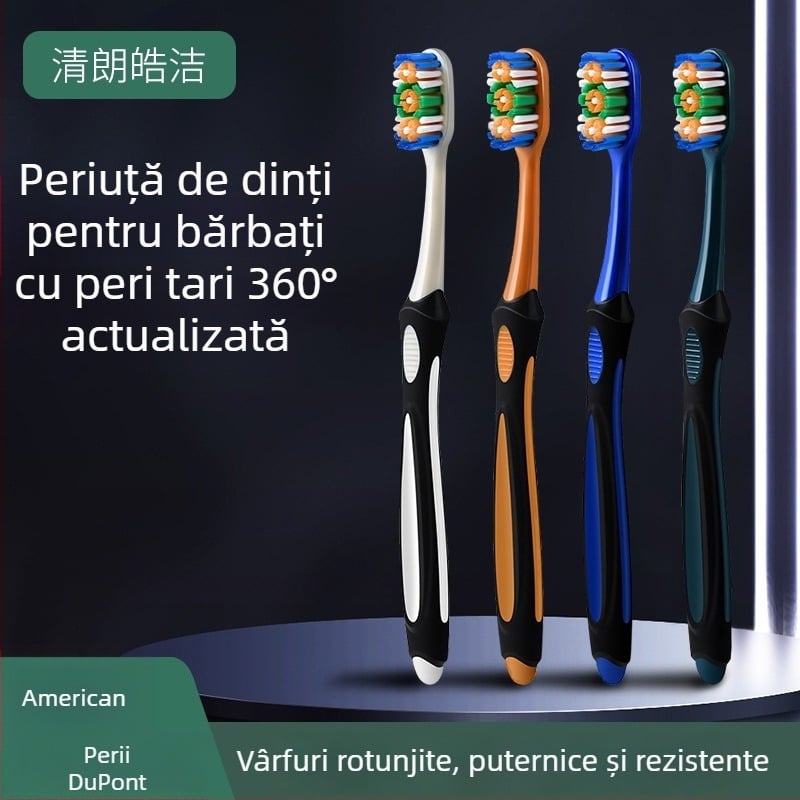 Periuță de dinți manuală pentru adulți cu peri DuPont – Qinglang Hao Jie, duritate medie